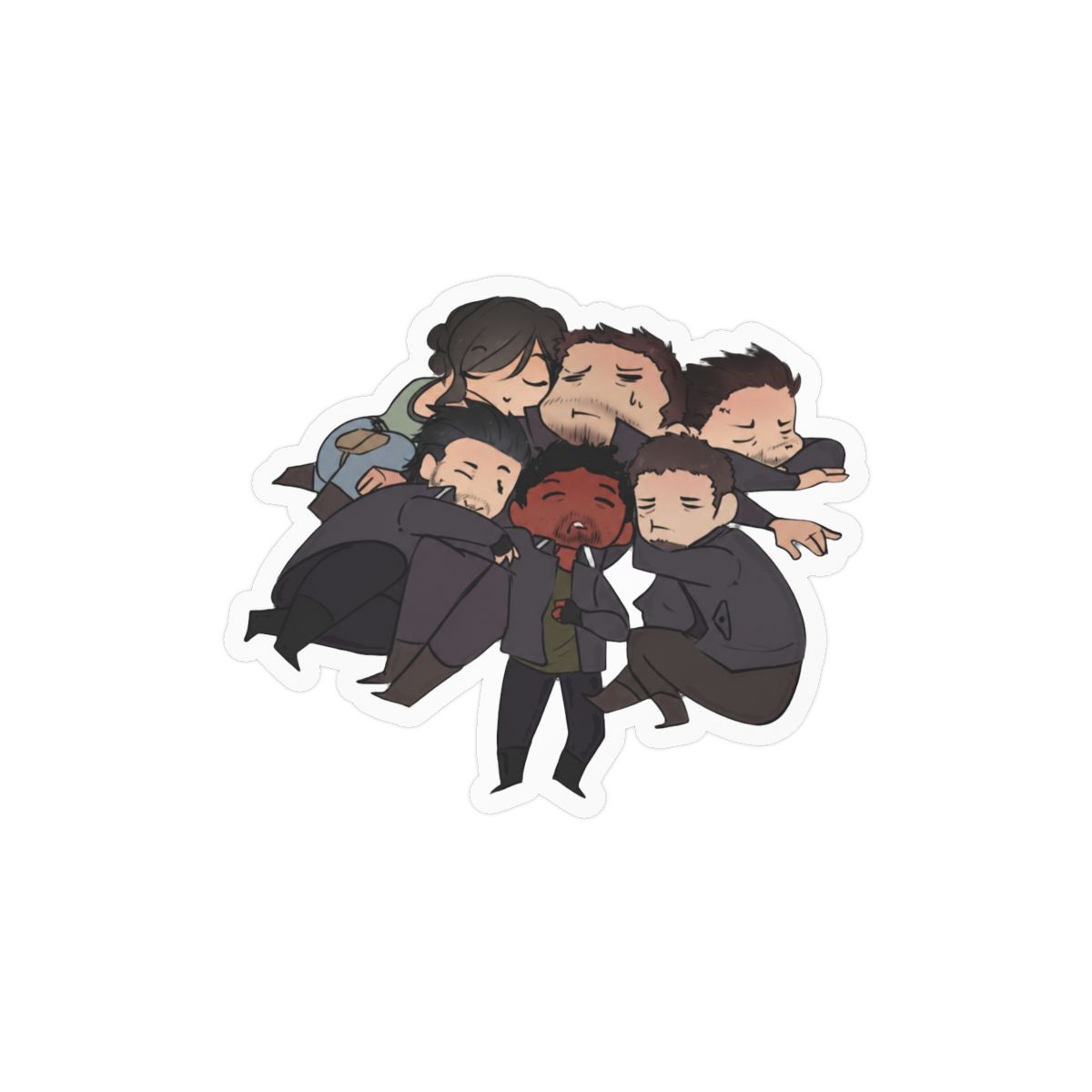 Glaive Nap Sticker | Cute Fantasy Vinyl Decal